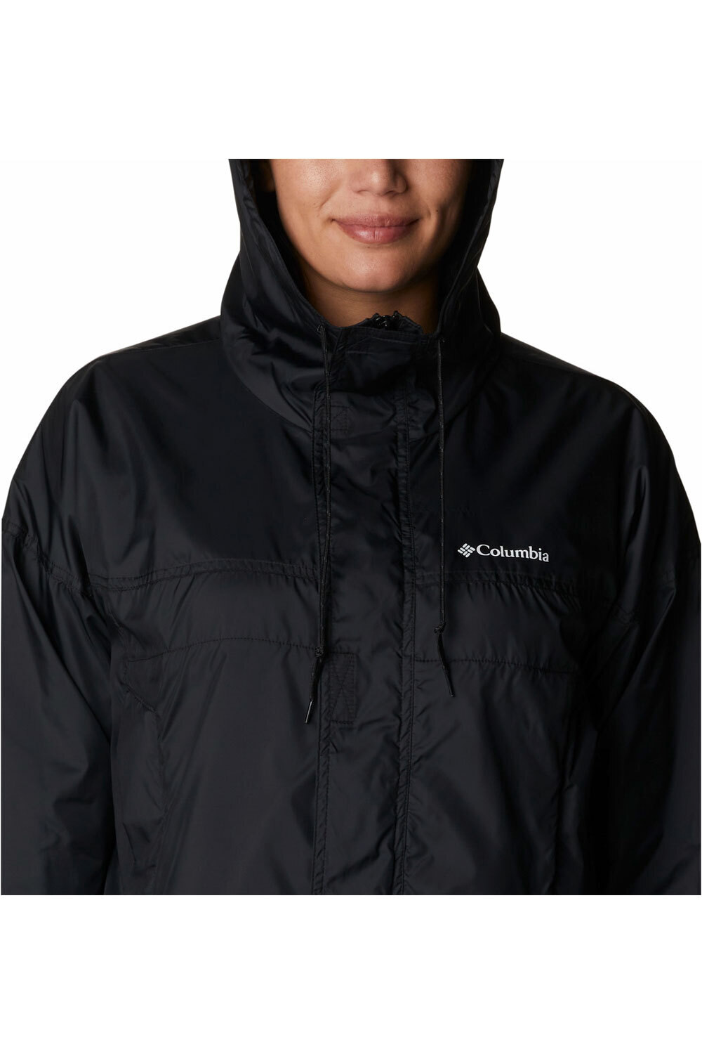 Columbia chaqueta softshell mujer Flash Challenger Cropped Windbreaker vista trasera