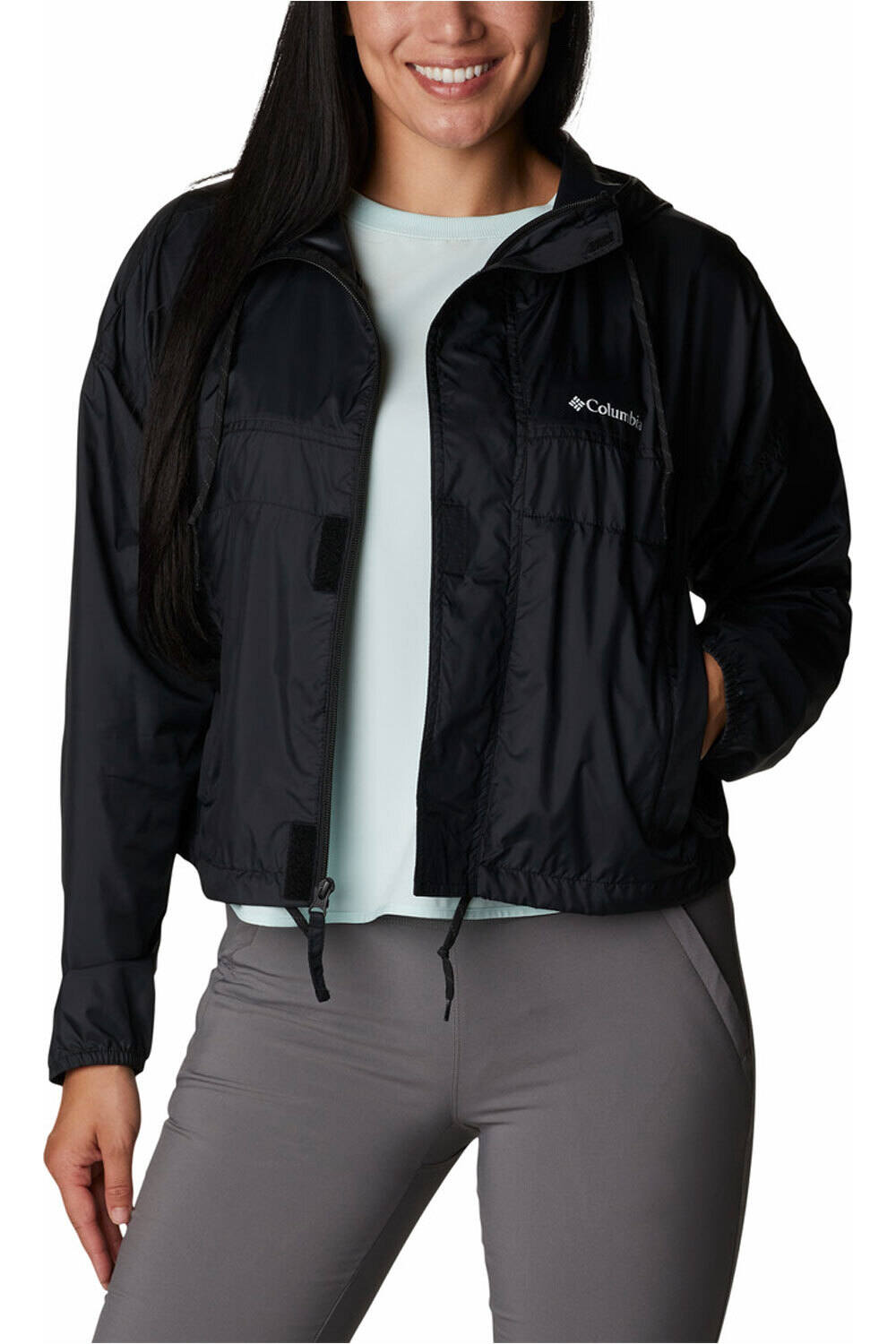 Columbia chaqueta softshell mujer Flash Challenger Cropped Windbreaker 03