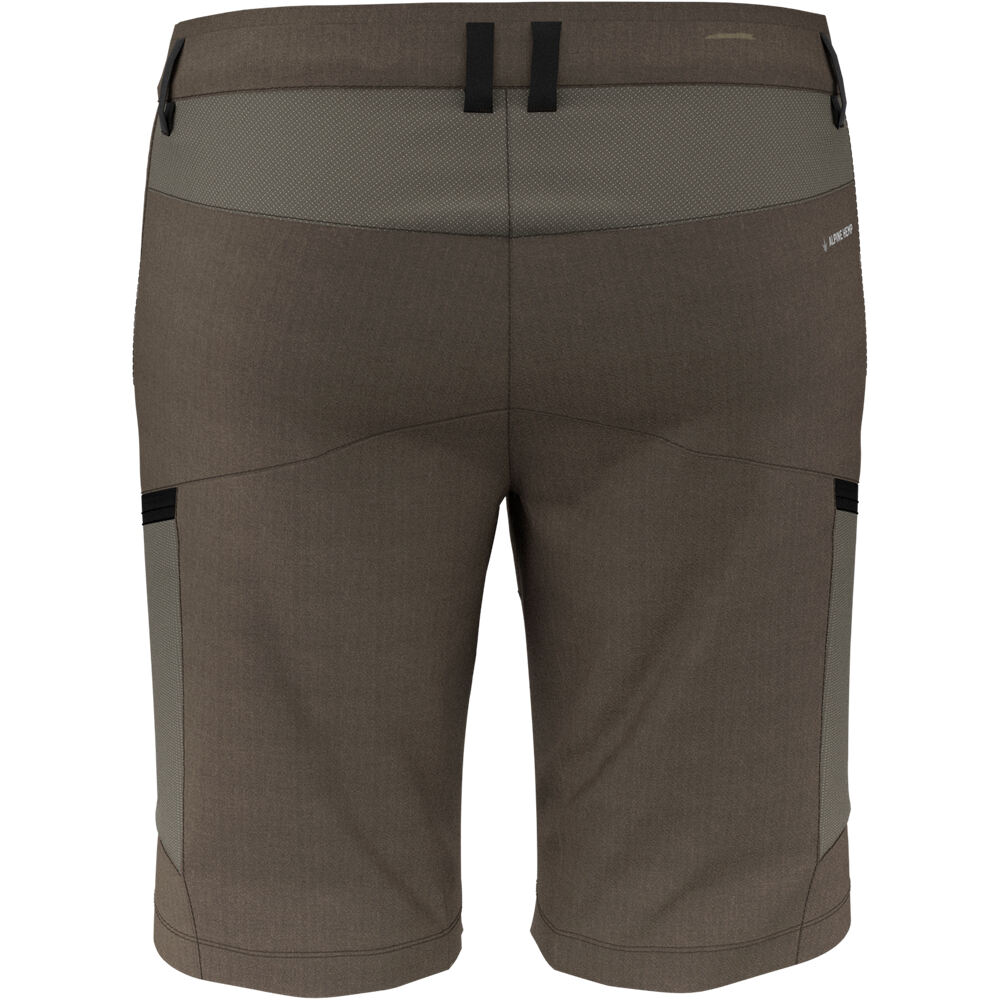 Salewa pantalón corto montaña hombre LAVAREDO HEMP M CARGO SHORTS. vista trasera