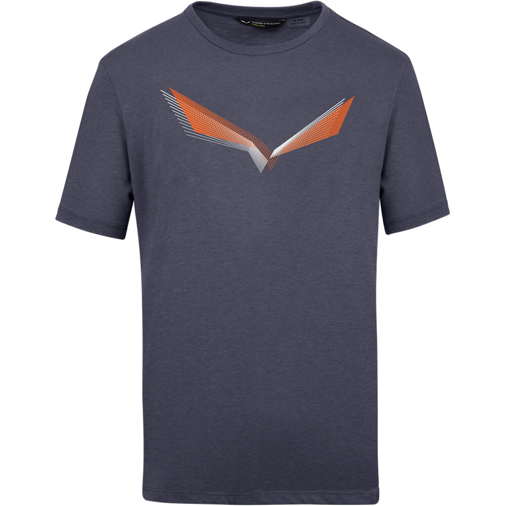 Salewa camiseta montaña manga corta hombre LINES GRAPHIC DRY M T-SHIRT. vista frontal