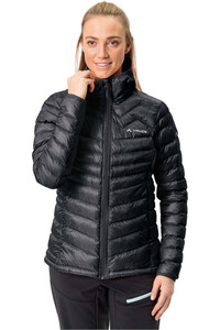 Vaude chaqueta outdoor mujer BATURA HOODED INSULATION vista frontal