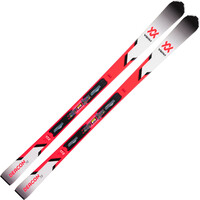 Völk pack esquí y fijacion DEACON 7.2 RED W + FTD PLATE 10 vista frontal
