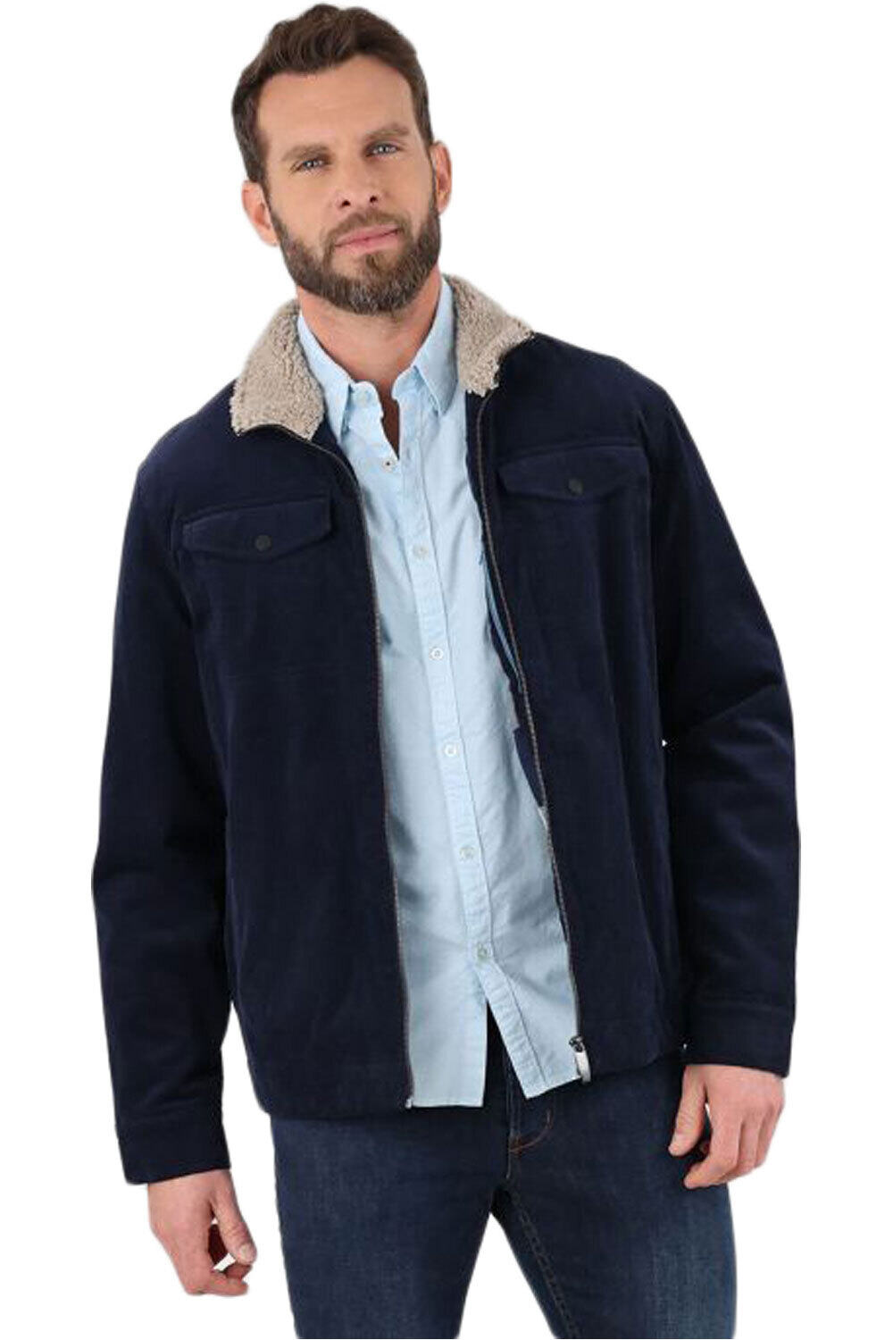 Oxbow chaquetas hombre O2JAKZON BLOUSON SHERPA vista frontal