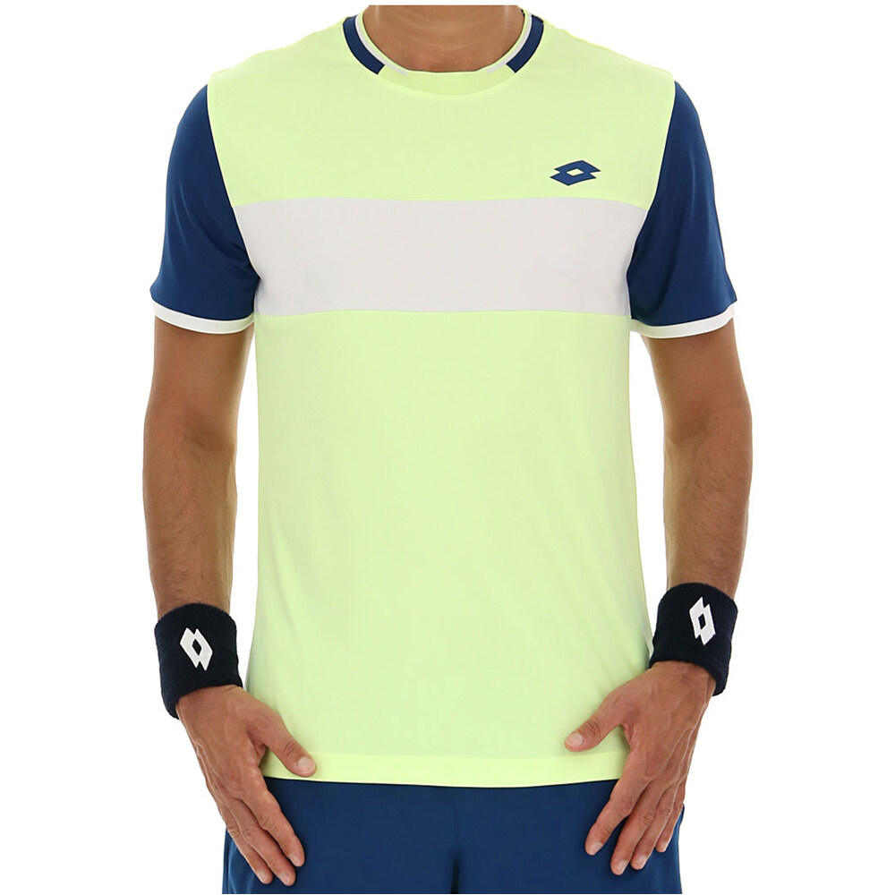 Lotto camiseta tenis manga corta hombre TOP TEN II TEE BCK PL vista frontal