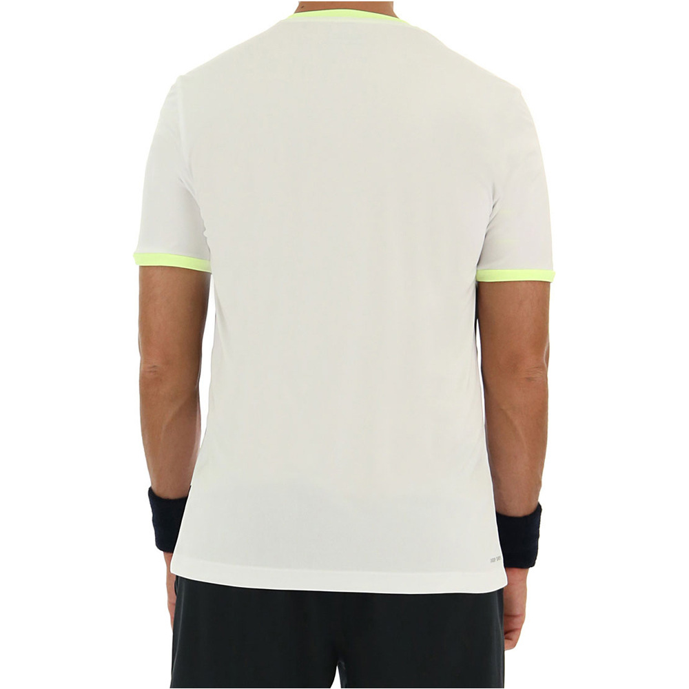 Lotto camiseta tenis manga corta hombre TOP TEN III TEE PRT2 PL vista trasera