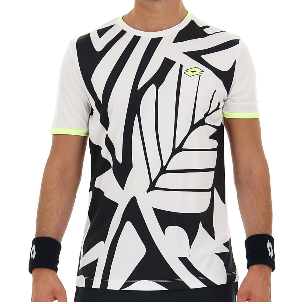 Lotto camiseta tenis manga corta hombre TOP TEN III TEE PRT2 PL vista detalle