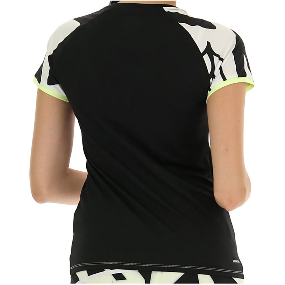 Lotto camiseta tenis manga corta mujer TOP TEN W III TEE PRT2 PL vista trasera