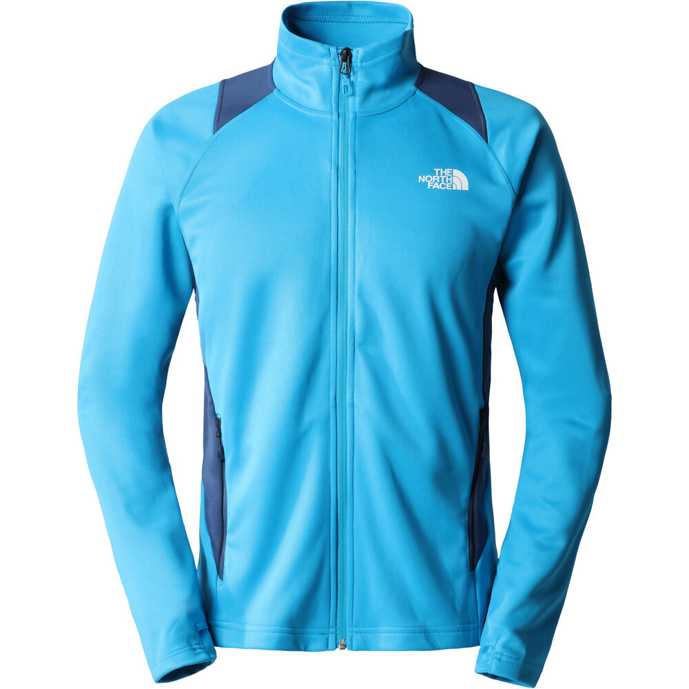 The North Face forro polar hombre AO MIDLAYER FZ vista frontal