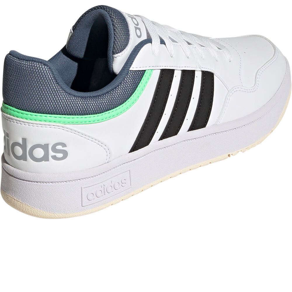 adidas zapatilla moda hombre Hoops 3.0 Low Classic Vintage vista trasera