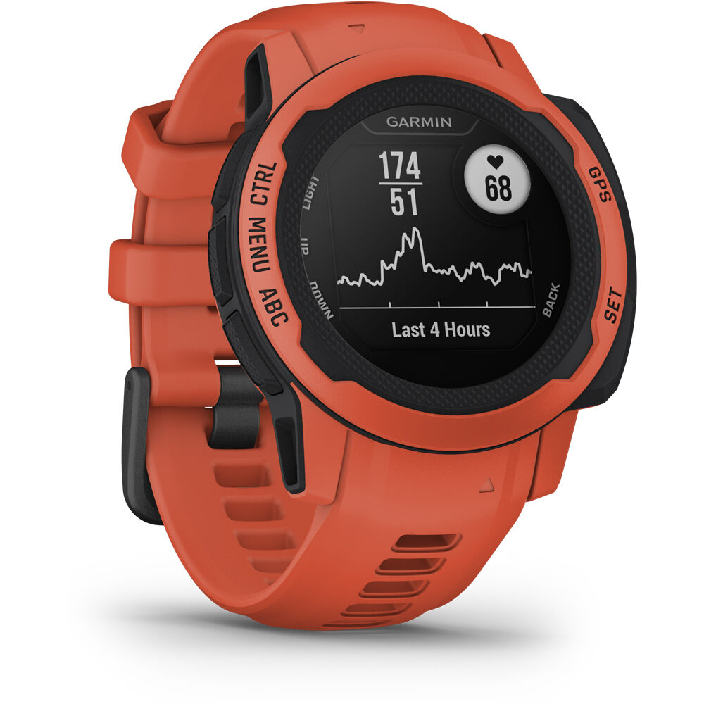 Garmin pulsómetros con gps Instinct 2S - Rojo 05