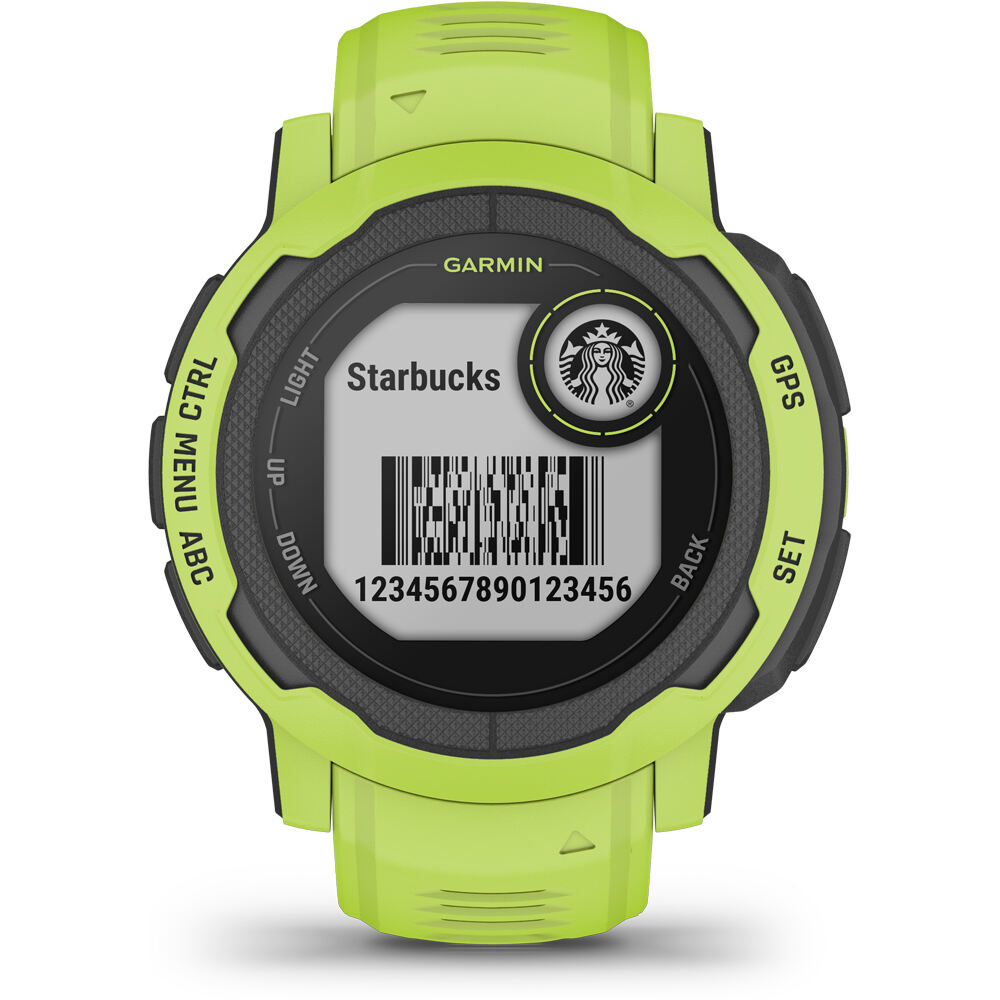 Garmin pulsómetros con gps Instinct 2 - Verde Lima 06