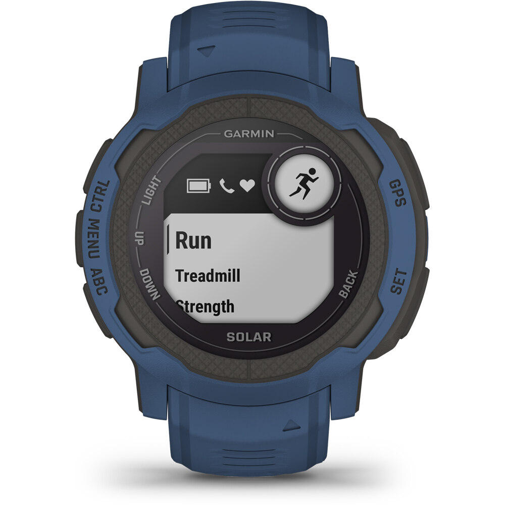 Garmin pulsómetros con gps Instinct 2 Solar - Azul 03