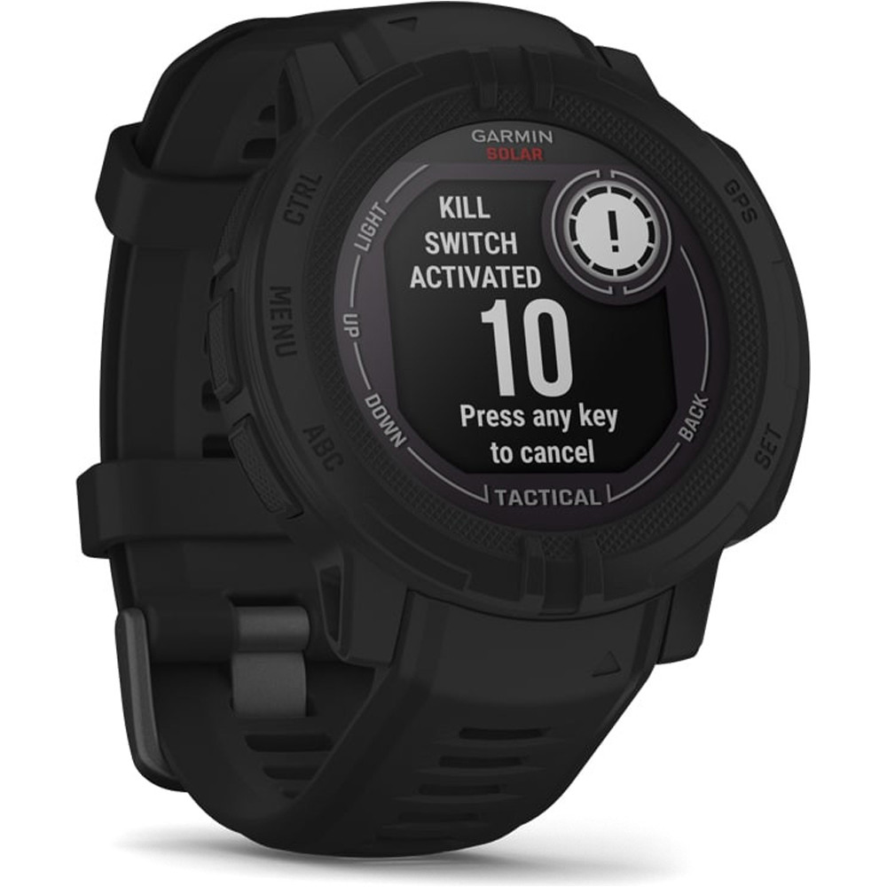 Garmin pulsómetros con gps Instinct 2 Solar - Tactical Negro 05