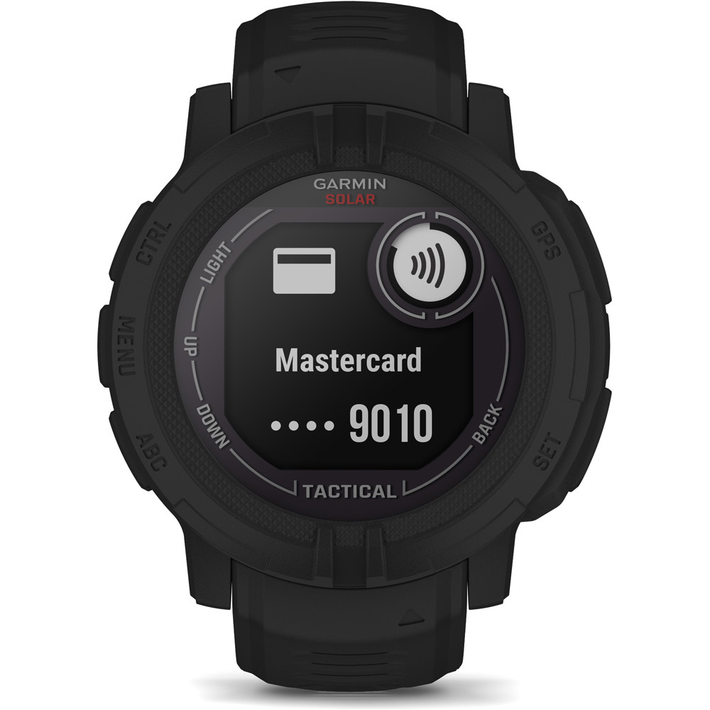 Garmin pulsómetros con gps Instinct 2 Solar - Tactical Negro 08