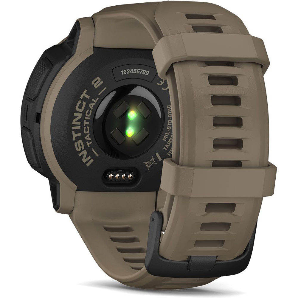 Garmin pulsómetros con gps Instinct 2 Solar - Tactical Coyote Tan 01