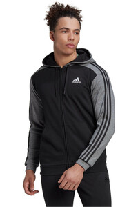 adidas sudadera hombre M MEL FZ HD vista frontal