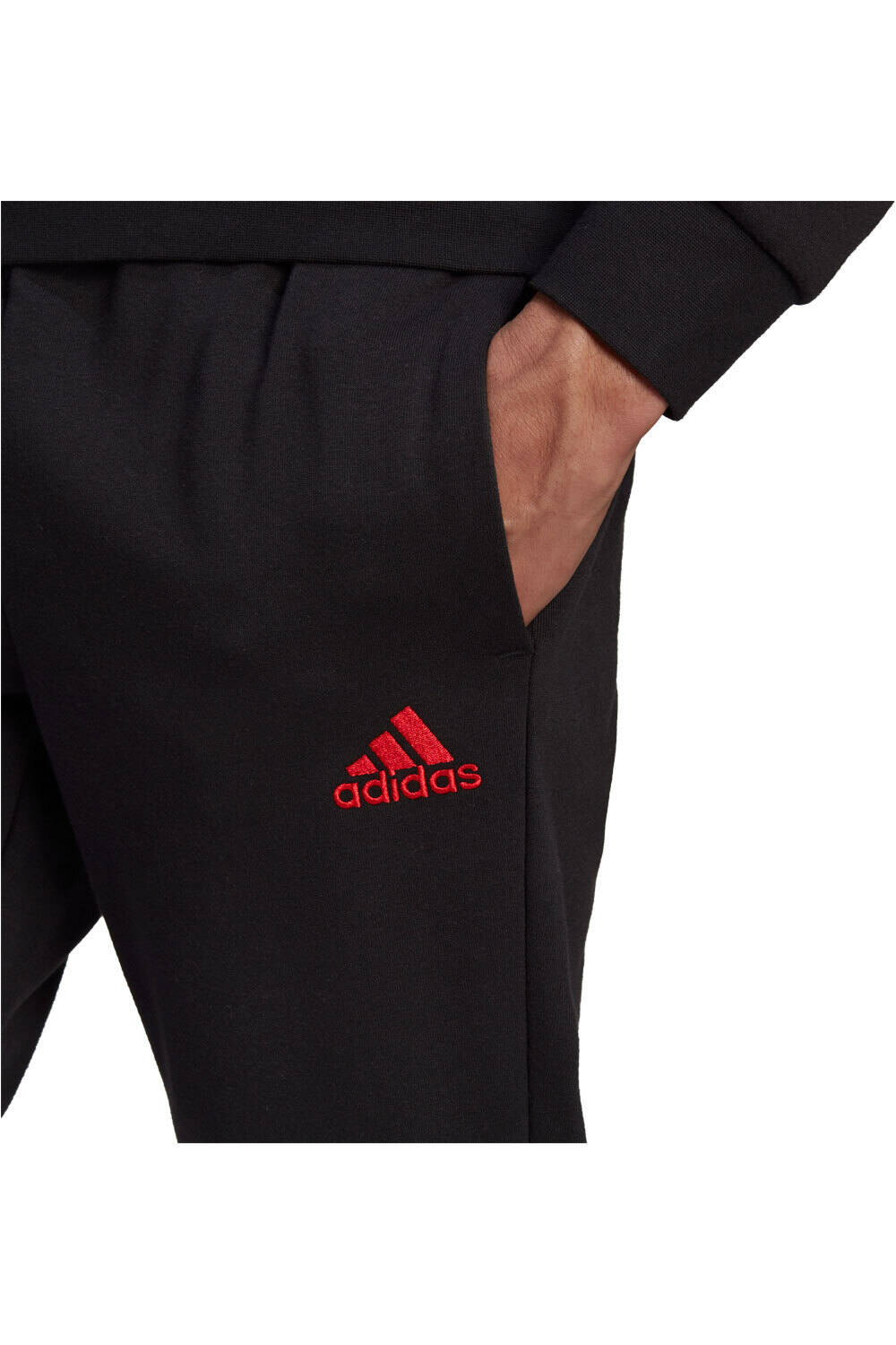 adidas chándal hombre AEROREADY Essentials Kangaroo Pocket Big Logo 03