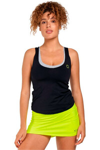 Neon camiseta tenis manga corta mujer BRENDA DAY vista frontal