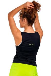 Neon camiseta tenis manga corta mujer BRENDA DAY vista trasera