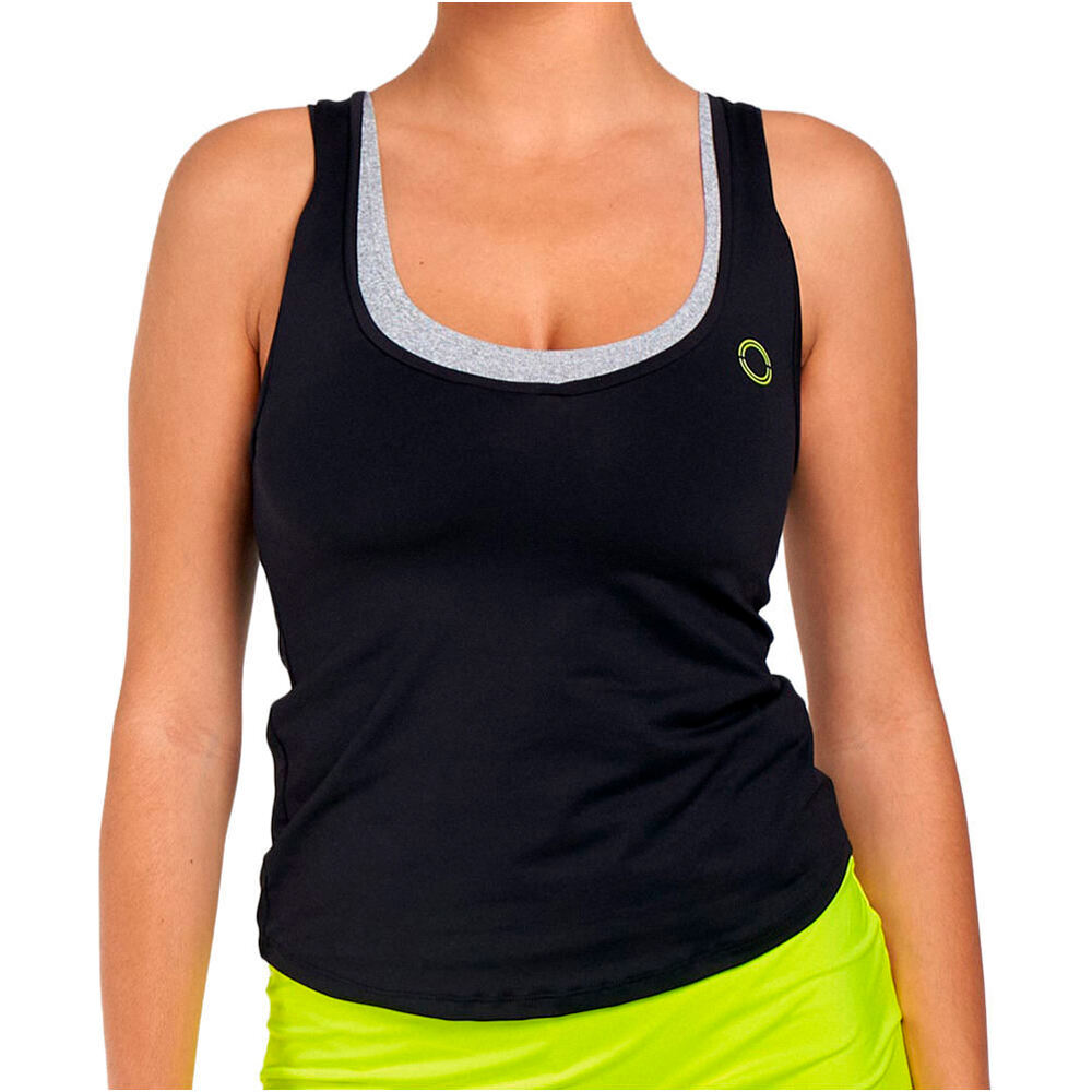 Neon camiseta tenis manga corta mujer BRENDA DAY vista detalle