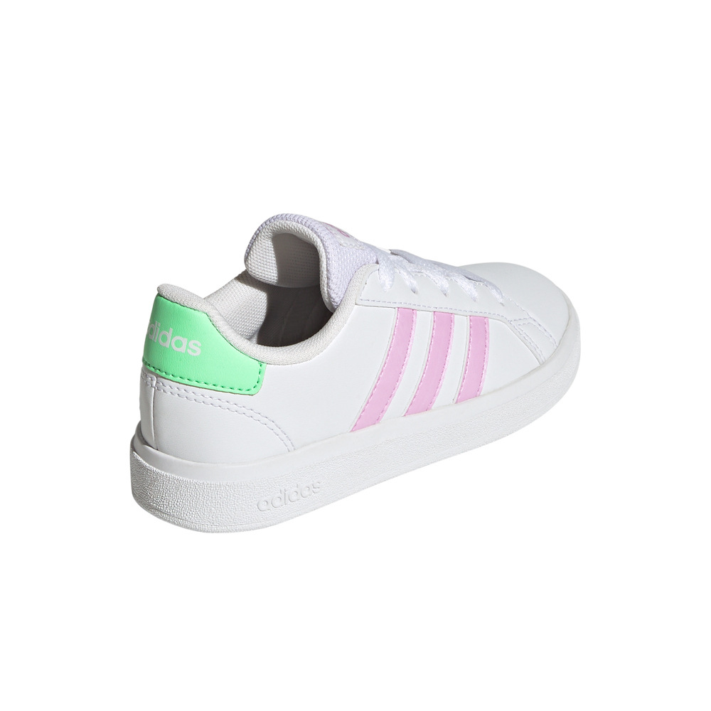 adidas zapatilla moda niño Grand Court Lifestyle Tennis Lace-Up vista trasera