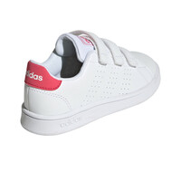 adidas zapatilla moda niño Advantage Court Lifestyle Hook-and-Loop vista trasera