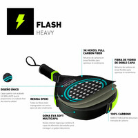 Neon pala pádel adulto FLASH 370G 04