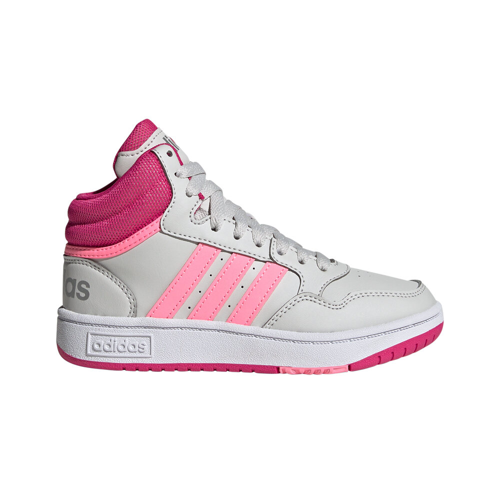 adidas zapatilla moda niño Hoops Mid lateral exterior