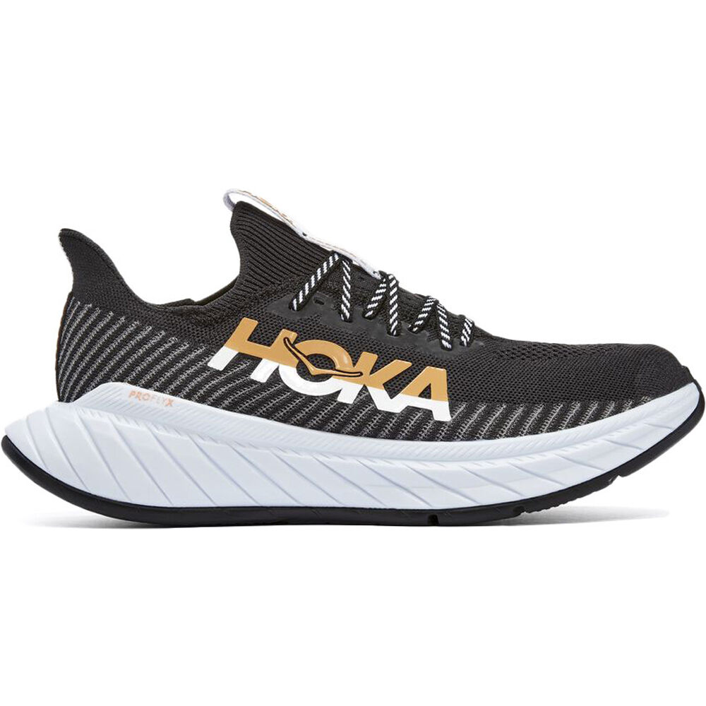 Hoka zapatilla running hombre CARBON X 3 lateral exterior