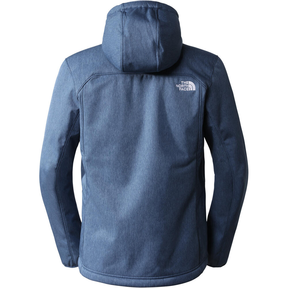 The North Face chaqueta softshell hombre QUEST HOODED SOFTSHELL vista trasera