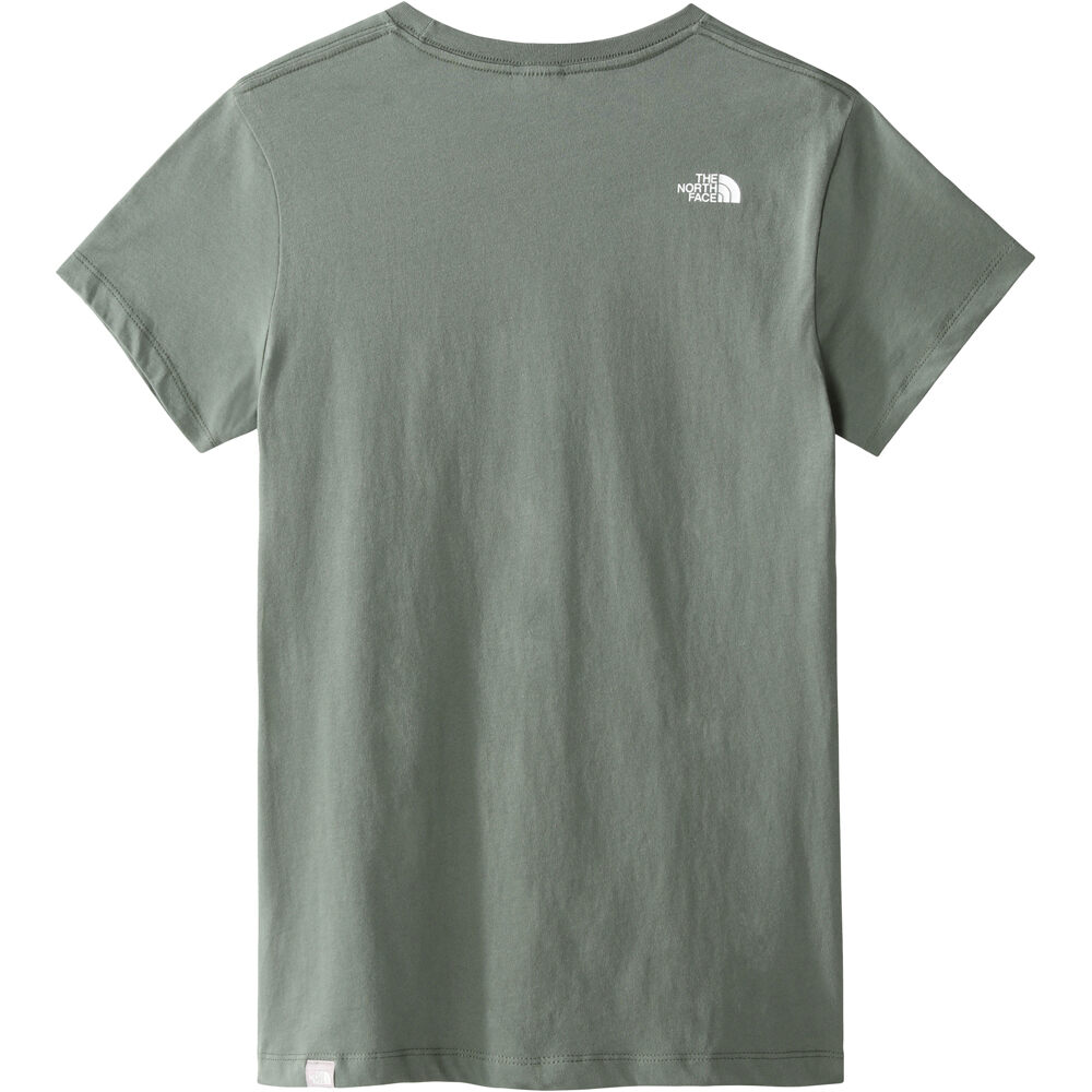 The North Face camiseta montaña manga corta mujer S/S SIMPLE DOME TEE vista trasera