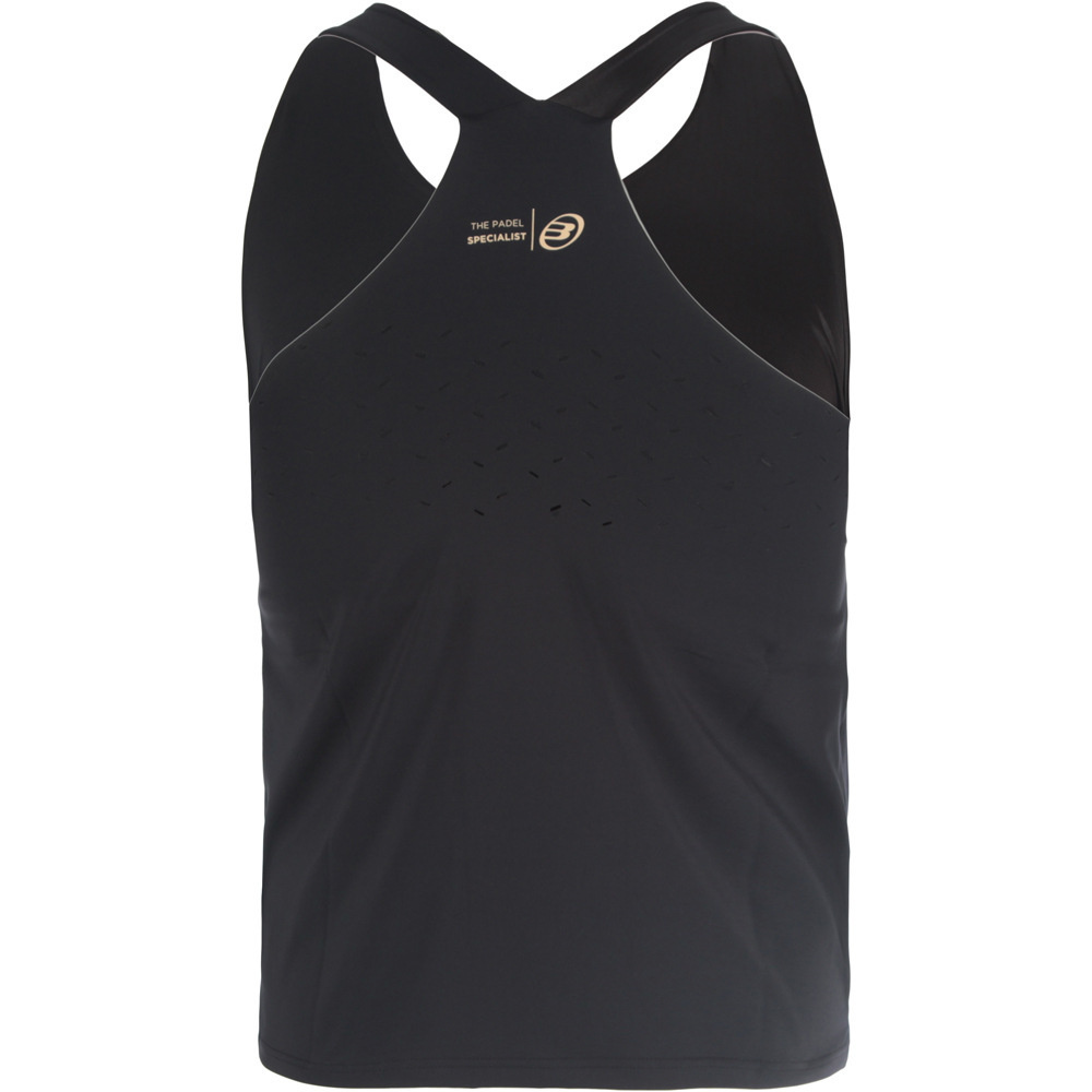 Bullpadel camiseta tenis manga corta mujer PITAR vista trasera