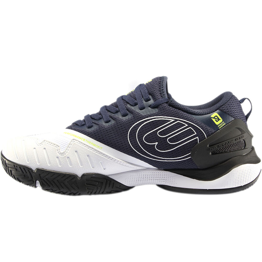 Bullpadel Zapatillas Padel Hombre HACK HYBRID FLY 22I vista trasera