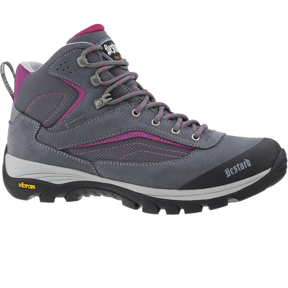 Aroa w bota trekking mujer Gris (37)