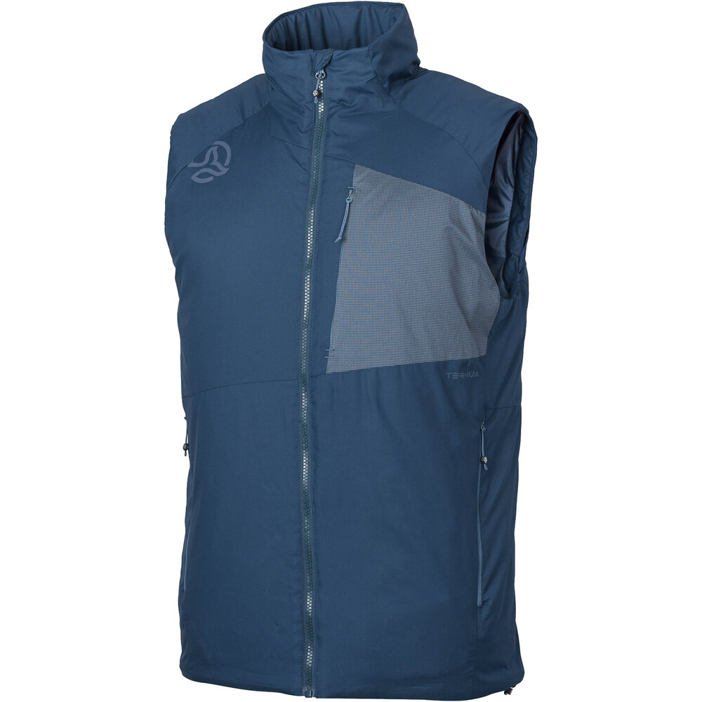 Ternua chaleco polar hombre KUANTUM VEST vista frontal