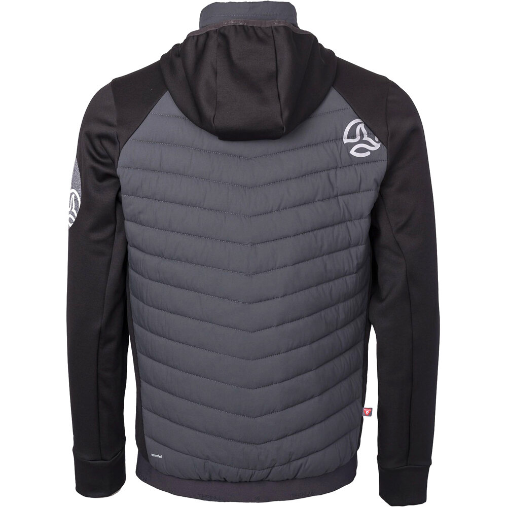 Ternua chaqueta outdoor hombre YUKKON HYBRID HOOD JKT vista trasera