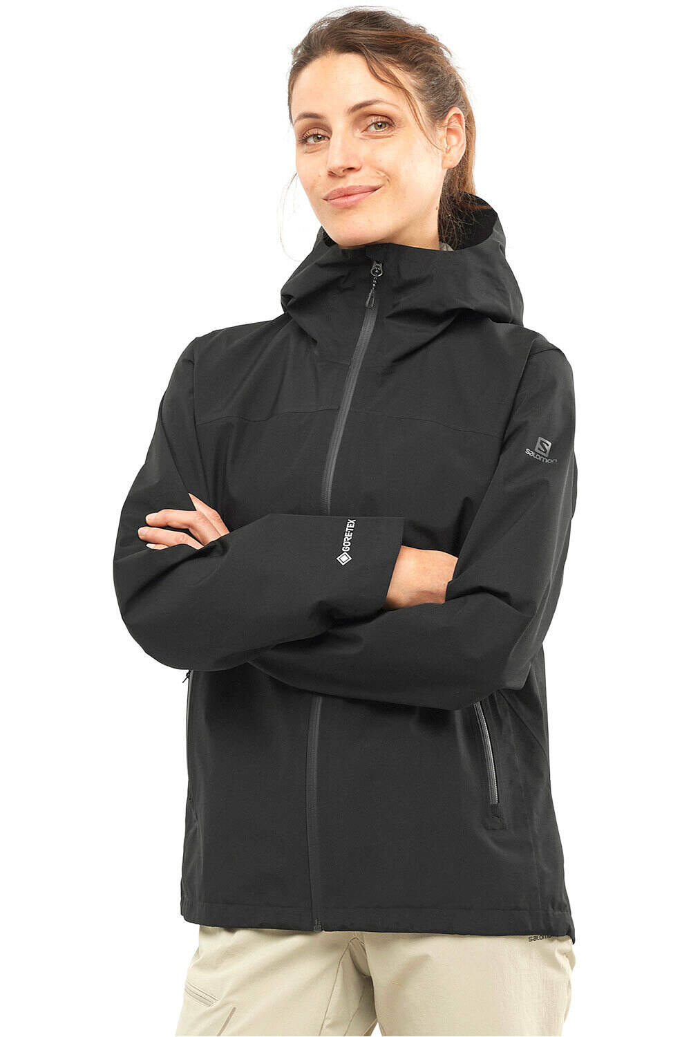 Salomon chaqueta impermeable mujer OUTLINE GTX 2.5L JKT W vista frontal