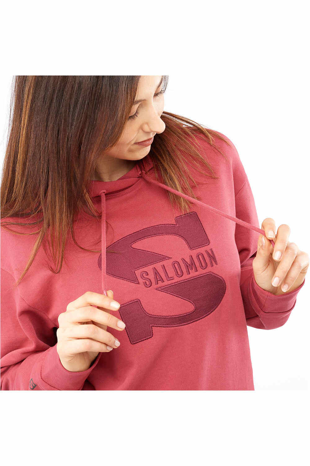 Salomon Sudaderas Montaña Mujer OUTLIFE PULLOVER HOODY W 03