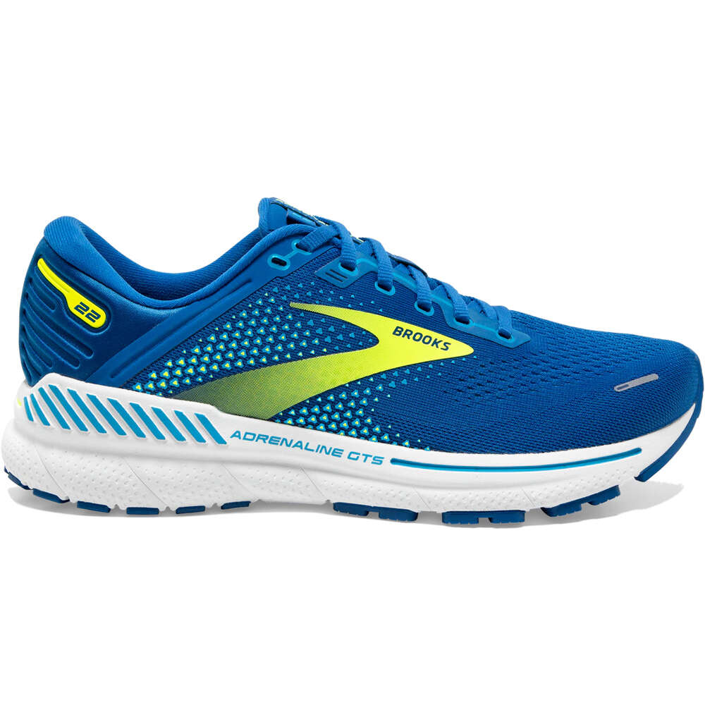 Brooks zapatilla running hombre ADRENALINE GTS 22 lateral exterior