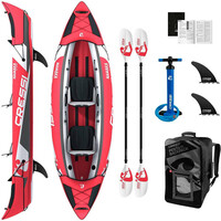 Cressi Sub kayak hinchable KAYAK NAMAKA 10'7 Rojo (doble) vista frontal