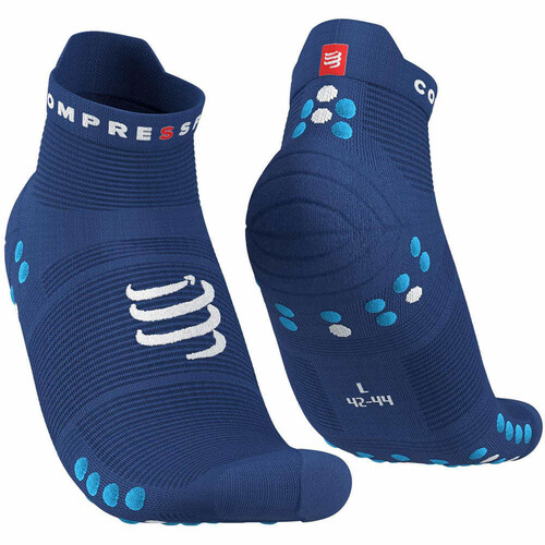 Calcetines Compressport Running Pro Racing 4.0 Run Low Azul