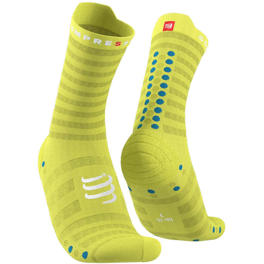 Compressport calcetines running PRO RACING SOCKS V4.0 ULTRALIGHT vista frontal