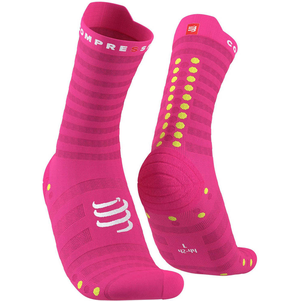 Compressport calcetines running PRO RACING SOCKS V4.0 ULTRALIGHT vista frontal