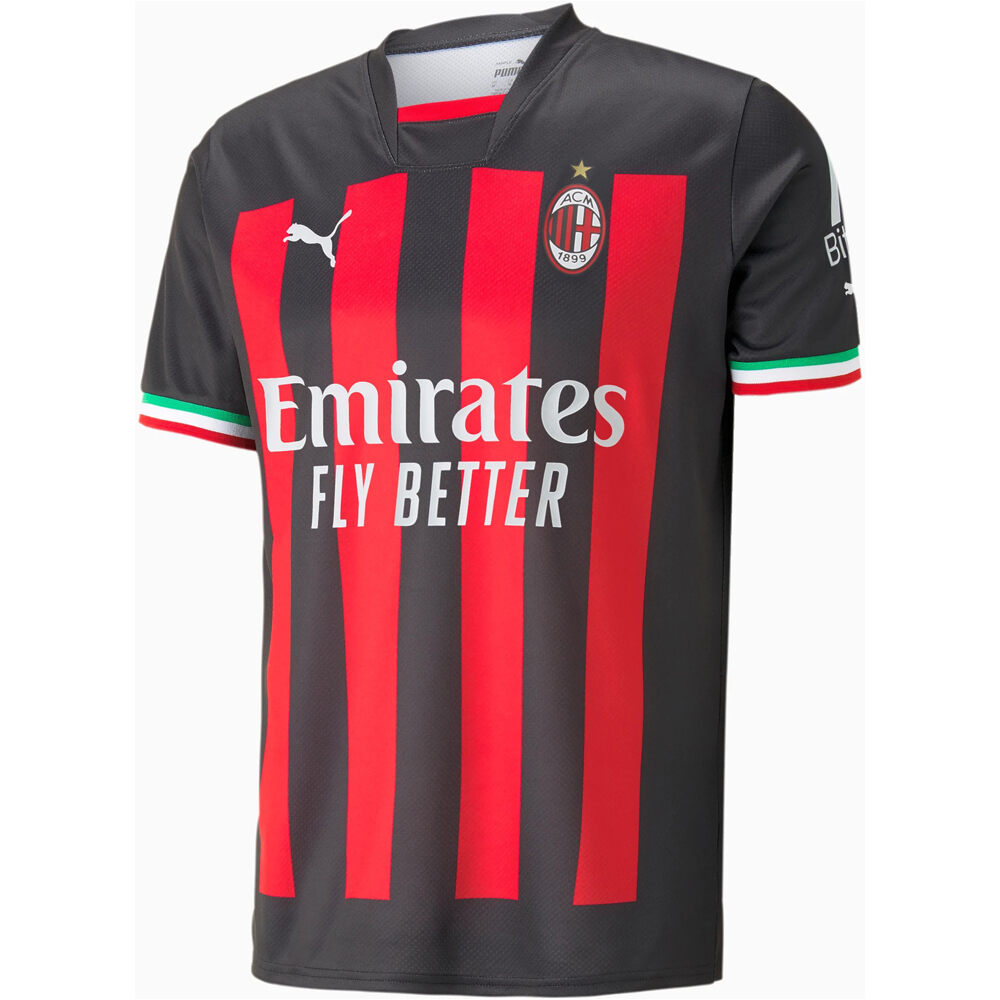 Puma camiseta de fútbol oficiales CAMISETA AC MILAN PRIMERA EQUIPACION 2022/2023 vista frontal