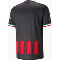 Puma camiseta de fútbol oficiales CAMISETA AC MILAN PRIMERA EQUIPACION 2022/2023 vista trasera