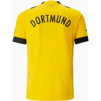 Puma camiseta de fútbol oficiales CAMISETA BORUSSIA DORTMUND PRIMERA EQUIPACION 2022/2023 vista trasera