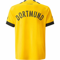 Puma camiseta de fútbol oficiales niño CAMISETA INFANTIL BORUSSIA DORTMUND PRIMERA EQUIPACION 2022/2023 vista trasera