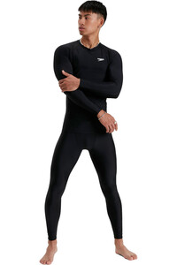 Speedo lycra surf manga larga hombre Long Sleeve Rash Top vista detalle