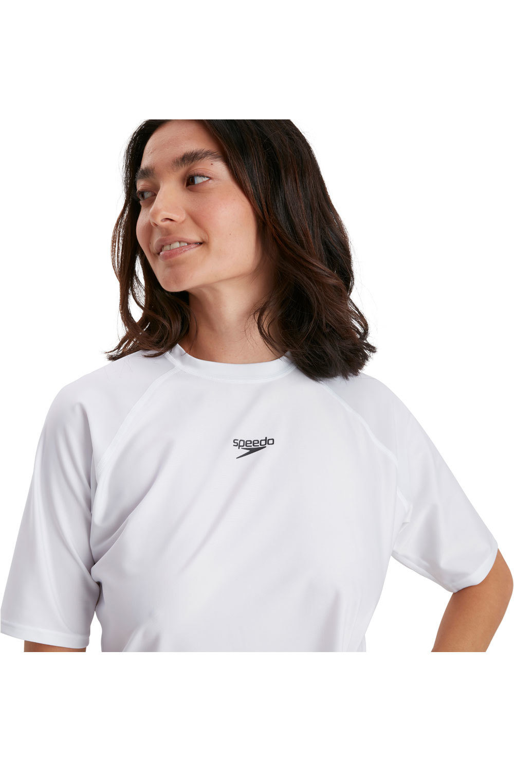 Speedo short sleeve swim tee lycra surf manga corta hombre
