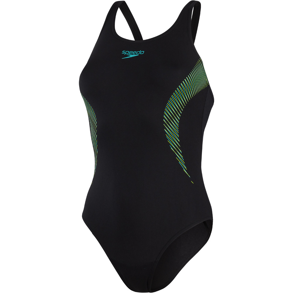 Speedo bañador natación mujer Placement Muscleback vista detalle